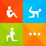 Fitness Trainer : 100 plus home workouts, 600 plus exercises, on-the-go personal trainer by Fitness Buddy App icon