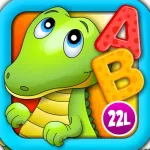 Alphabet Aquarium School Vol 1: Animated Letters Puzzle for Preschool and Kindergarten Explorers by 22learn App Icon
