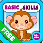 Abby Monkey: Preschool and Kindergarten Educational Learning Adventure Games with Toys Train for Toddler Explorers App icon
