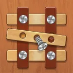 Wood Nuts & Bolts, Screw ios icon