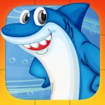 Animals Games for kids and toddlers: Sea Puzzles App icon