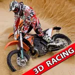Dirt Bike Racer ( 3D Racing Games ) App icon
