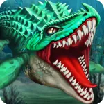 Dino Water World Jurassic Dinosaur Fighting games
