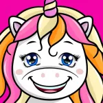 Pony Games for Girls: My Cute Pony Jigsaw Puzzles for little Kids and Toddler who Love Unicorn Ponies and Horse games for free App Icon