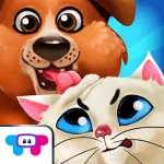 Kitty & Puppy: Love Story App icon