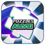Puzzles Alive! By The Sea App icon