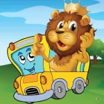 Animal Car Games for Kids Free App icon