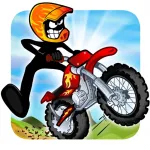 Stickman Bike Hill Race Free Addictive Rider Run App icon