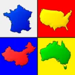 Maps of All Countries in the World: Guess Map Quiz App Icon