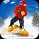 Snow Powerboard Racing ( 3D Speed Sports Power board stunts racing offroad game on Fast ice road tracks with real ragdoll physics ) App icon