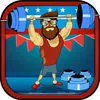 Hipster Weight Lifting: Tiny Meat Head Battle Competition Games App Icon
