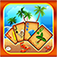 Beach Island Tri Tower Pyramid Solitaire App Icon