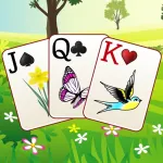 A Spring Seasons Tri Tower Pyramid Solitaire App Icon