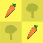 Preschool Memo Game  Fruits and Vegetables