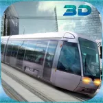 City Tram Driving Conductor Sim 3D App Icon