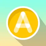 ABC Writing in Flat Design App Icon