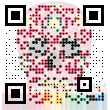Skull Pixel Coloring Art QR-code Download