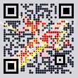 Airplane fly in city QR-code Download