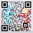 Stickman Red And Blue QR-code Download