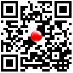 A Red Ball Bouncing in White Tile QR-code Download