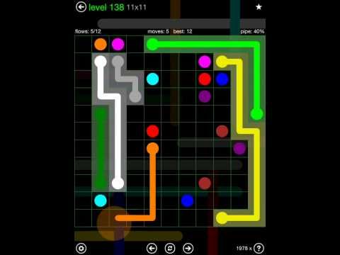 Video guide by iOS-Help: Flow Free 11x11 level 138 #flowfree
