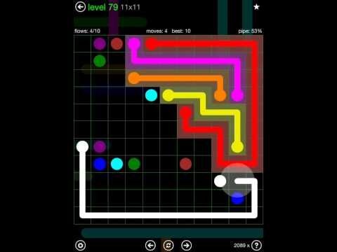 Video guide by iOS-Help: Flow Free 11x11 level 79 #flowfree