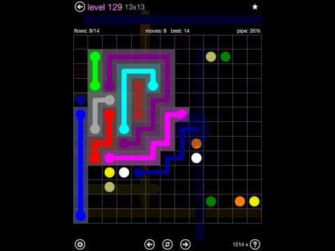 Video guide by iOS-Help: Flow Free 13x13 level 129 #flowfree