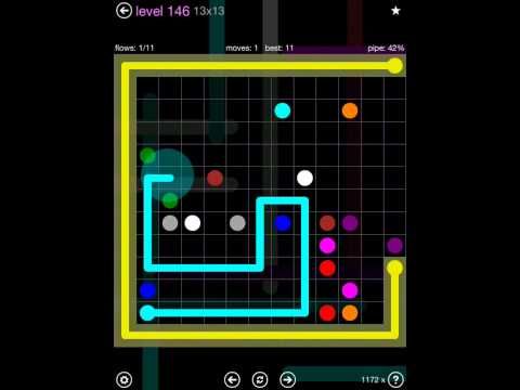 Video guide by iOS-Help: Flow Free 13x13 level 146 #flowfree