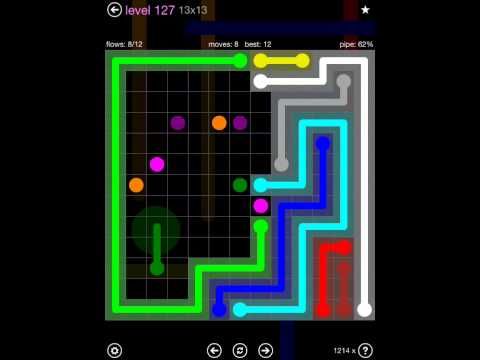 Video guide by iOS-Help: Flow Free 13x13 level 127 #flowfree