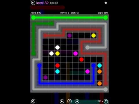 Video guide by iOS-Help: Flow Free 13x13 level 82 #flowfree
