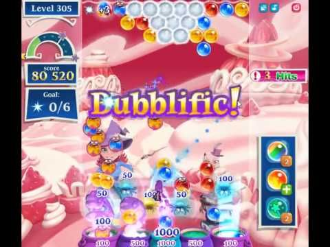 Video guide by skillgaming: Bubble Witch Saga 2 Level 305 #bubblewitchsaga