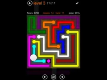 Video guide by MyPurplepepper: Flow Free 11x11 level 3 #flowfree
