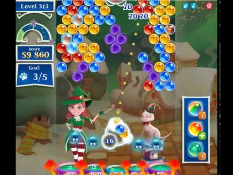 Video guide by skillgaming: Bubble Witch Saga 2 Level 313 #bubblewitchsaga
