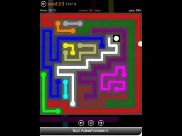 Video guide by MyPurplepepper: Flow Free 14x14 levels 21-25 #flowfree