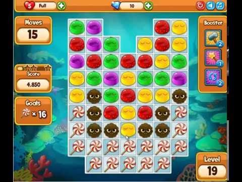 Video guide by MR GAMES SAGAS: Pudding Pop Mobile Level 19 #puddingpopmobile