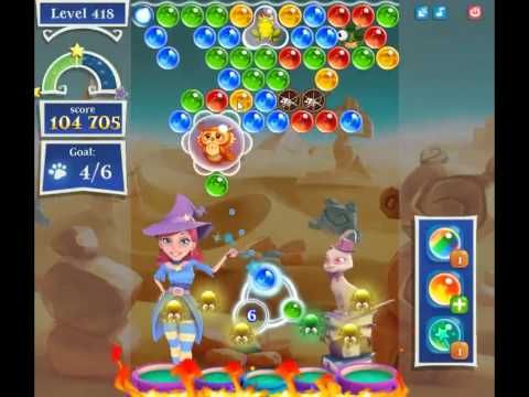 Video guide by skillgaming: Bubble Witch Saga 2 Level 418 #bubblewitchsaga