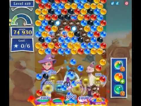 Video guide by skillgaming: Bubble Witch Saga 2 Level 419 #bubblewitchsaga