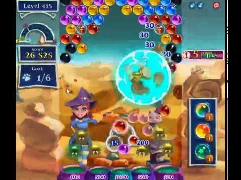 Video guide by skillgaming: Bubble Witch Saga 2 Level 415 #bubblewitchsaga