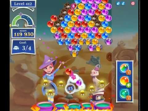 Video guide by skillgaming: Bubble Witch Saga 2 Level 412 #bubblewitchsaga