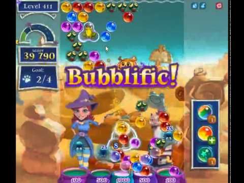 Video guide by skillgaming: Bubble Witch Saga 2 Level 411 #bubblewitchsaga
