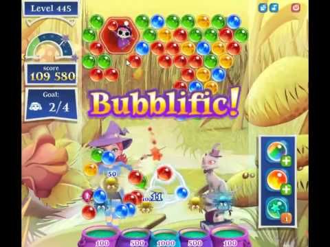 Video guide by skillgaming: Bubble Witch Saga 2 Level 445 #bubblewitchsaga