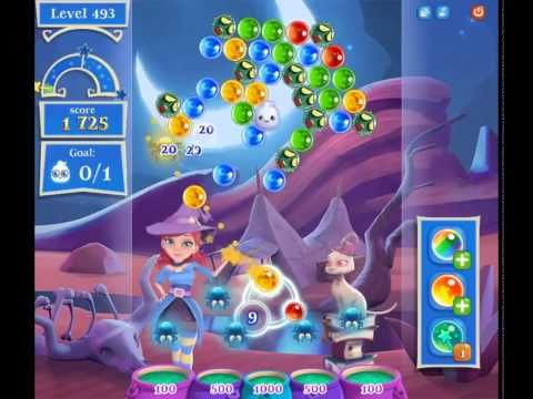 Video guide by skillgaming: Bubble Witch Saga 2 Level 493 #bubblewitchsaga