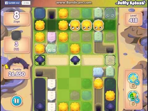 Video guide by Stefan Jakob: Jelly Splash Level 418 #jellysplash
