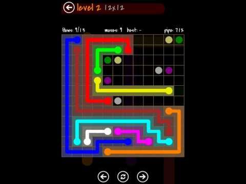 Video guide by TheDorsab3: Flow Free 12x12 level 2 #flowfree