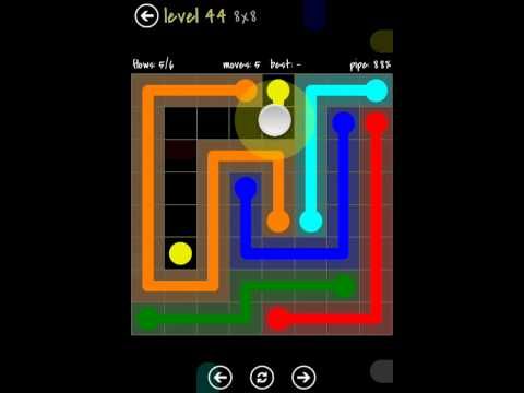 Video guide by TheDorsab3: Flow Free level 44 #flowfree