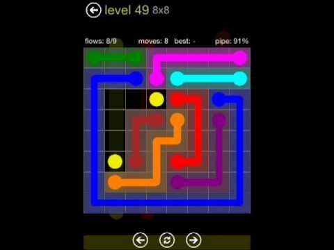 Video guide by : Flow Free level 49 #flowfree