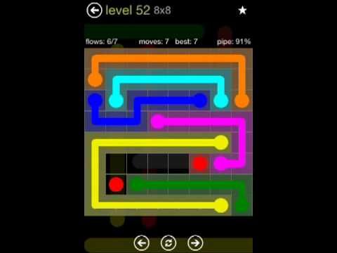 Video guide by : Flow Free level 52 #flowfree