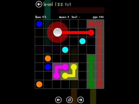 Video guide by TheDorsab3: Flow Free 8x8 level 122 #flowfree