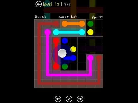 Video guide by TheDorsab3: Flow Free 8x8 level 121 #flowfree