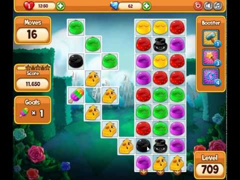 Video guide by skillgaming: Pudding Pop Mobile Level 709 #puddingpopmobile
